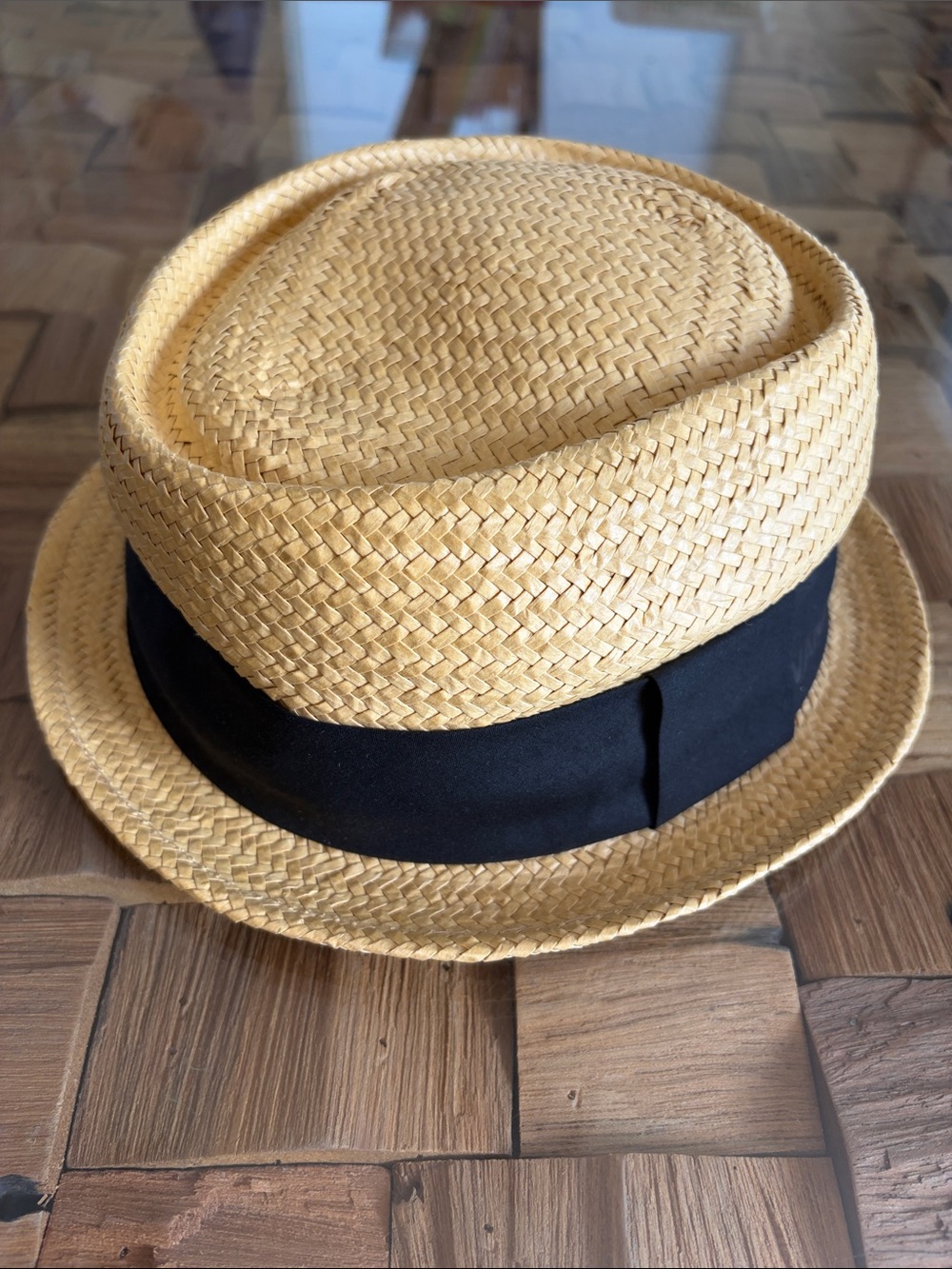 Vans Natural Straw Hat with Black Band